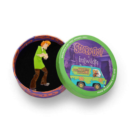 a box with a cartoon character inside