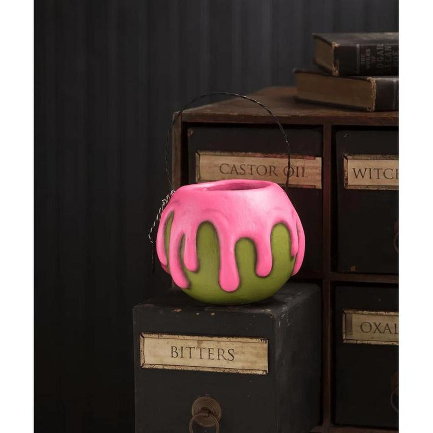 Small Green Apple Pink Poison Bucket