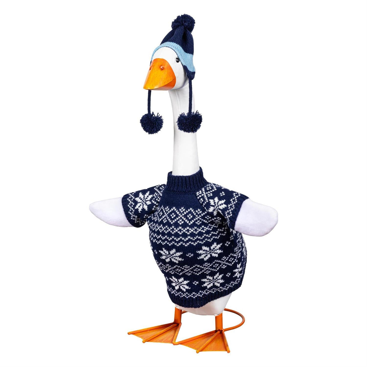 Snowflake Sweater Porch Goose Outfit
