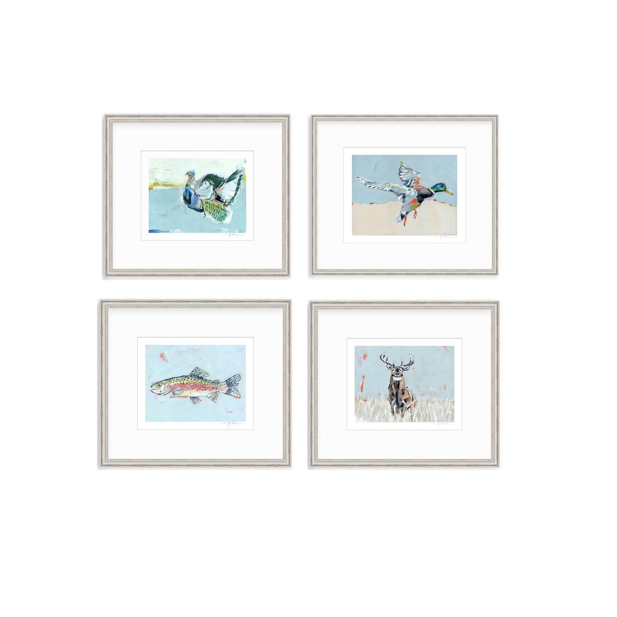 Southern Raised Mallard Fish Deer Turkey Fine Art Print