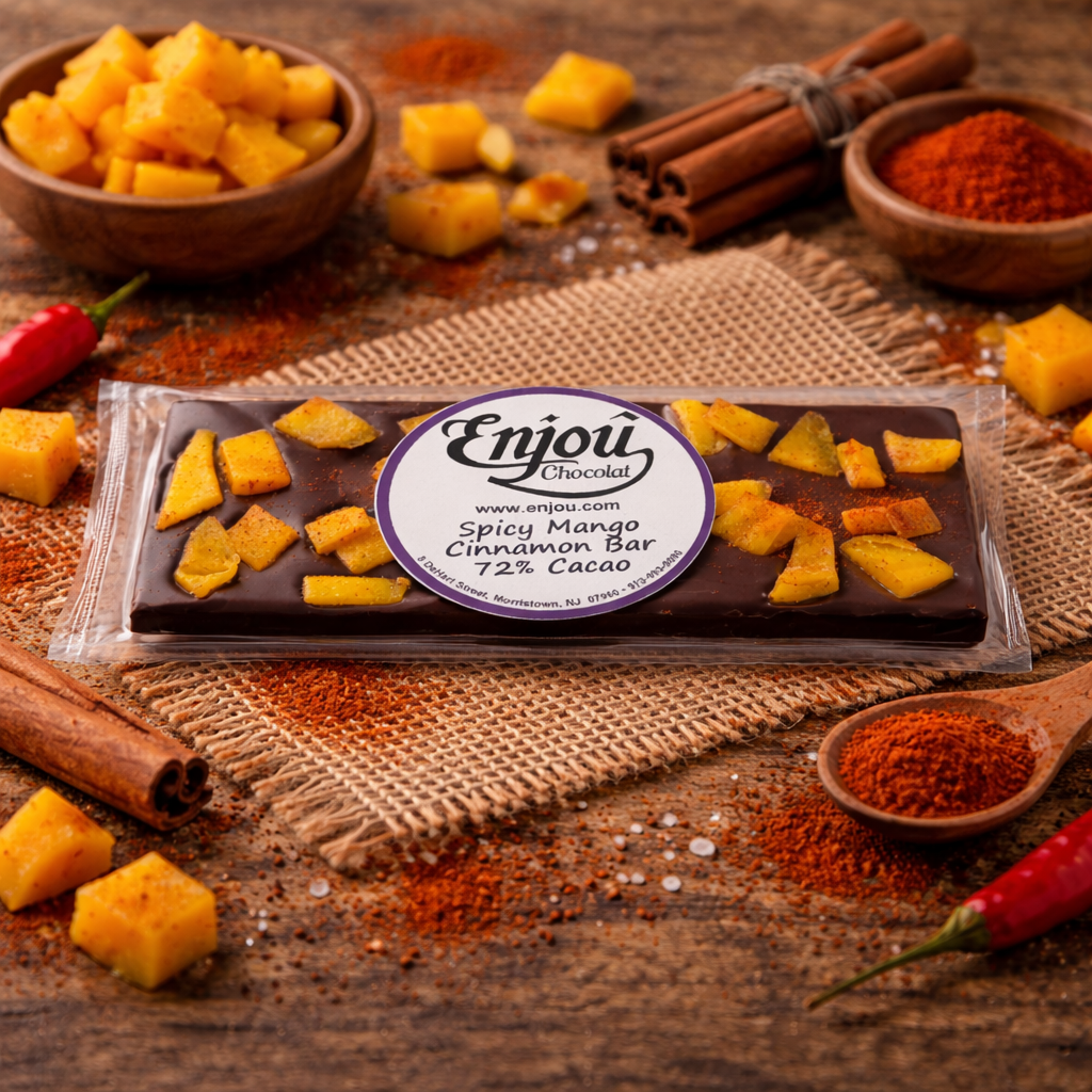 High Cocoa Spicy Mango Cinnamon Bar