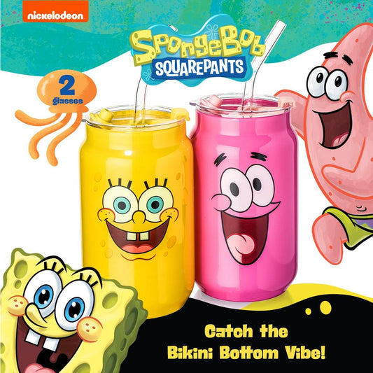 SpongeBob SquarePants Drinking Glasses - SpongeBob & Patrick