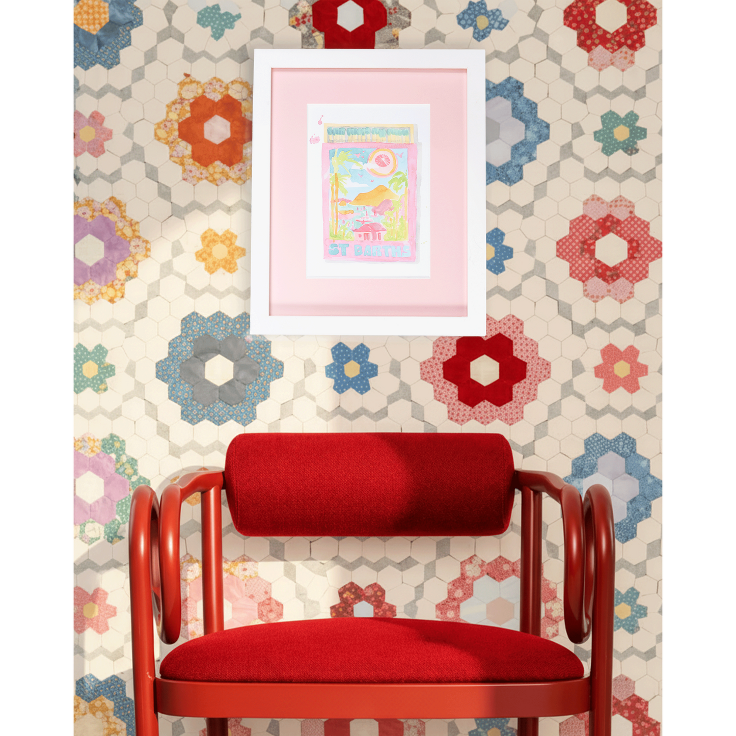 St. Barths Matchbook Art Print
