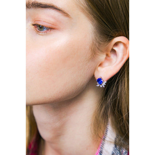 AVON ROYAL BLUE EARRINGS