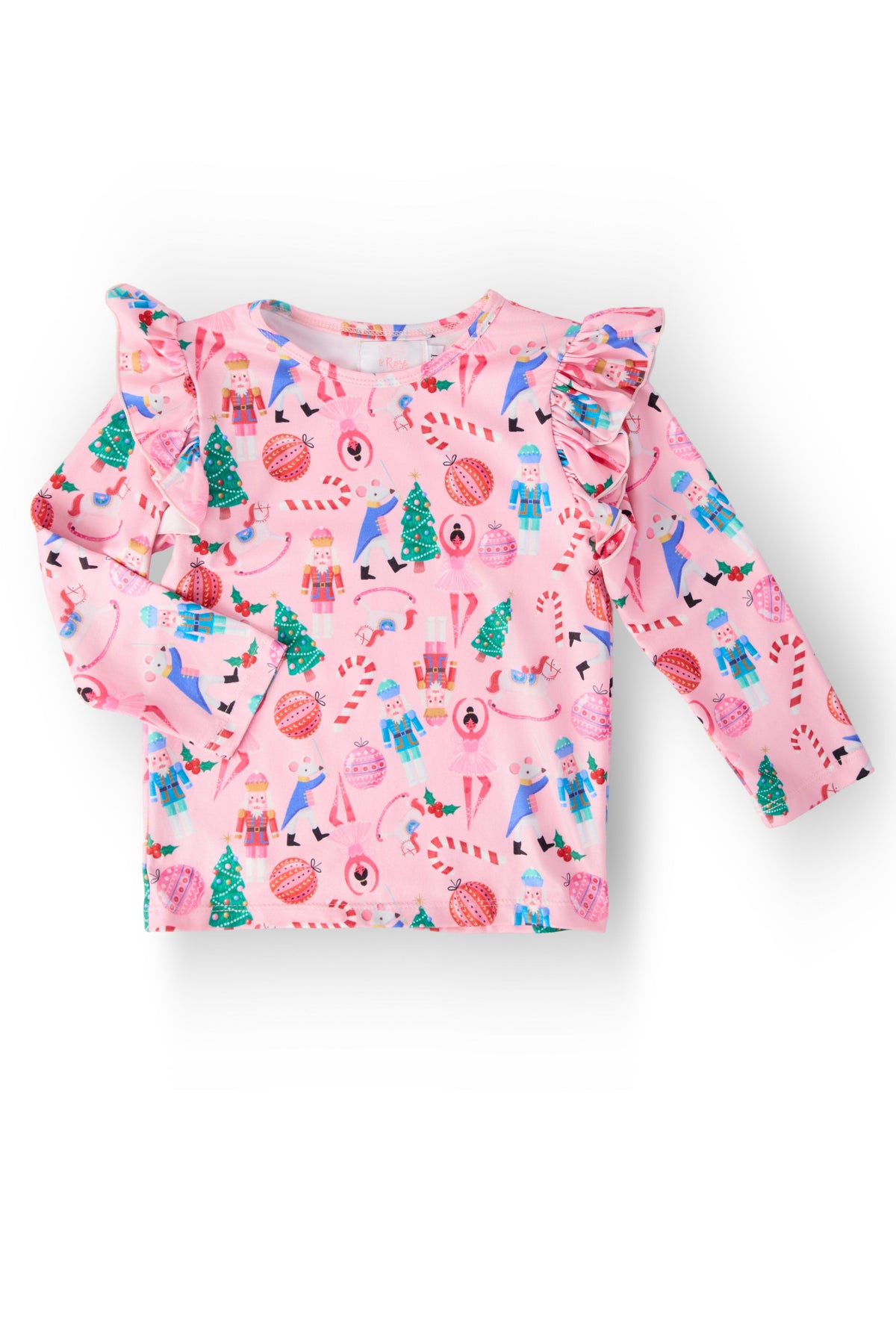 a pink shirt with a pattern on it