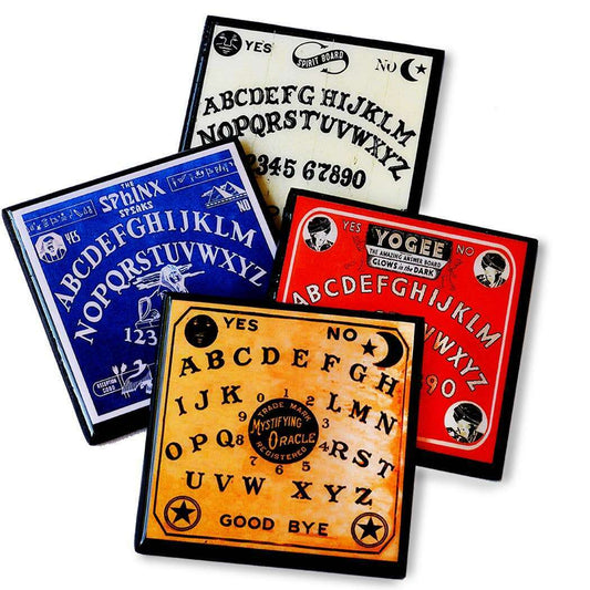 a group of colorful square cards