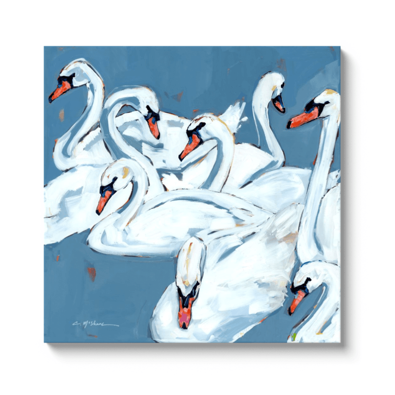 "Swan Lake" canvas