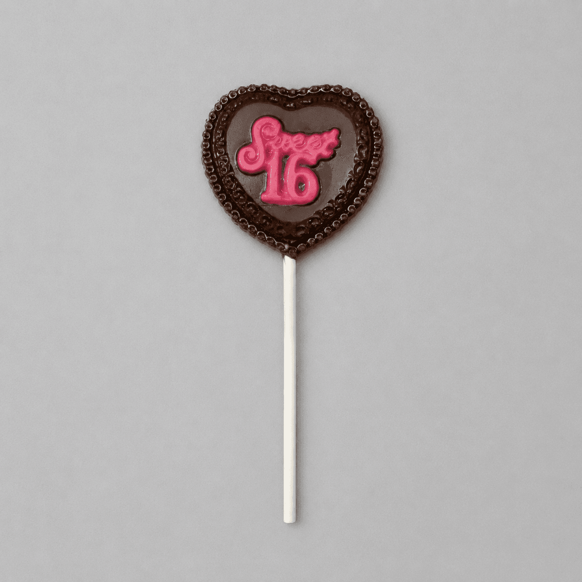 Sweet Sixteen Heart Lolly