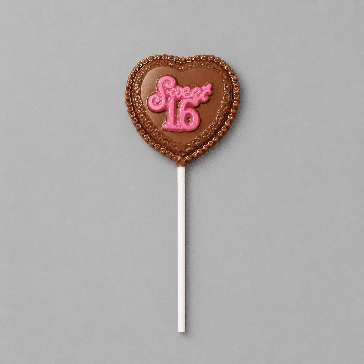 Sweet Sixteen Heart Lolly