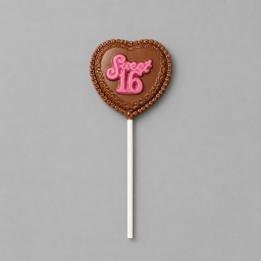 Sweet Sixteen Heart Lolly