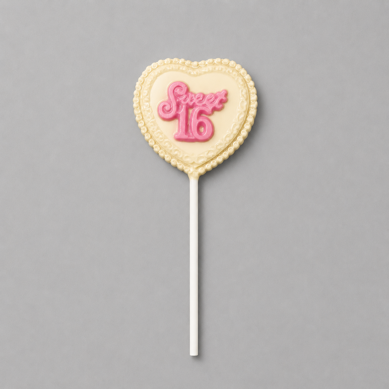 Sweet Sixteen Heart Lolly