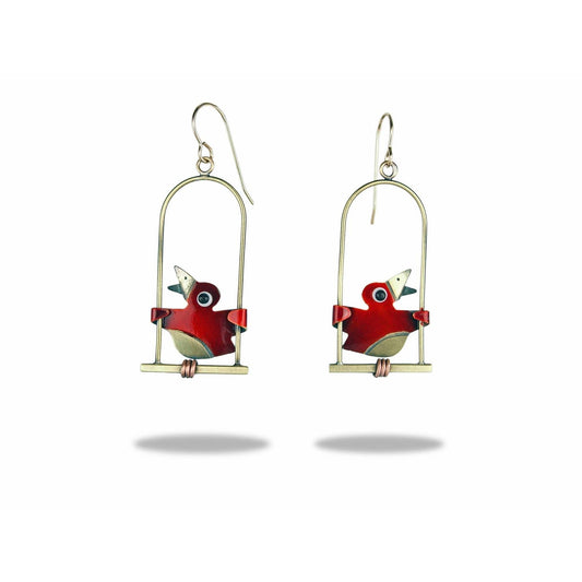 Swing Set Earrings by Chickenscratch