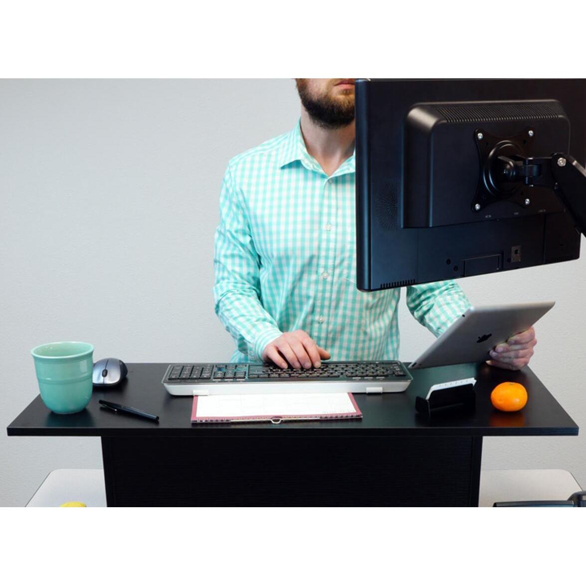 TALL Miracle Desk Portable Black Finish
