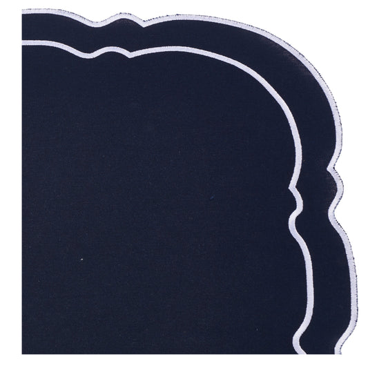 a close up of a black fabric
