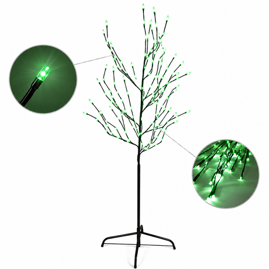 5ft 120L Tree Light, Green