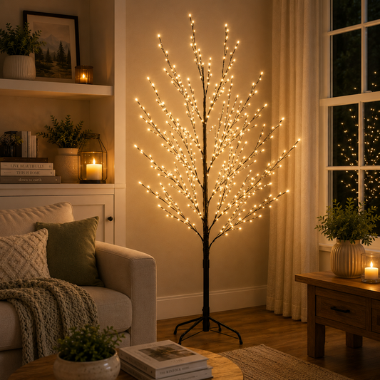 7ft 180L Tree Light, Warm White