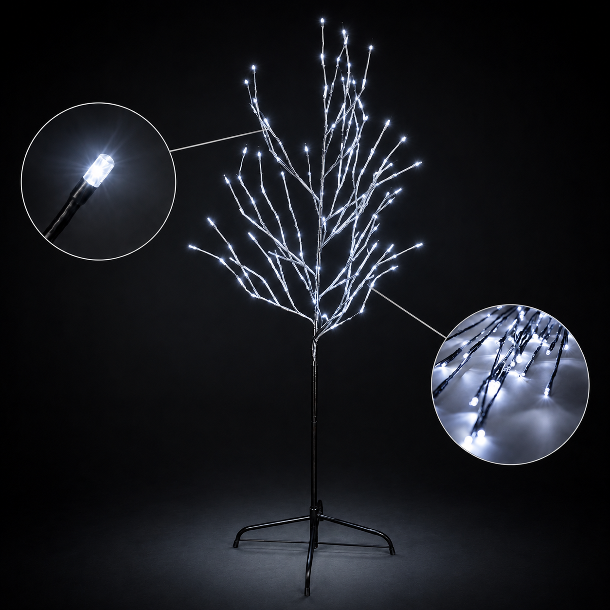 7 ft Tree Light - White