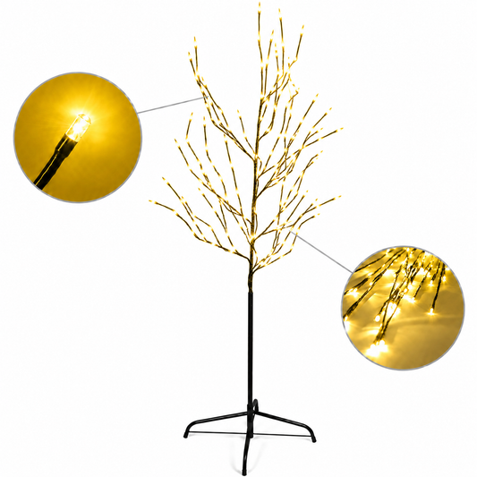 6ft 150L Tree Light, Yellow