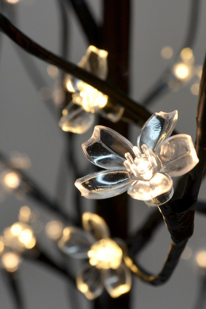 7' Lighted Cherry Blossom Tree