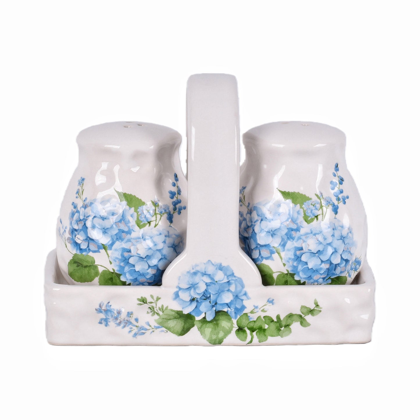 Hydrangea 3 Piece Salt and Pepper Set by Temp-tations