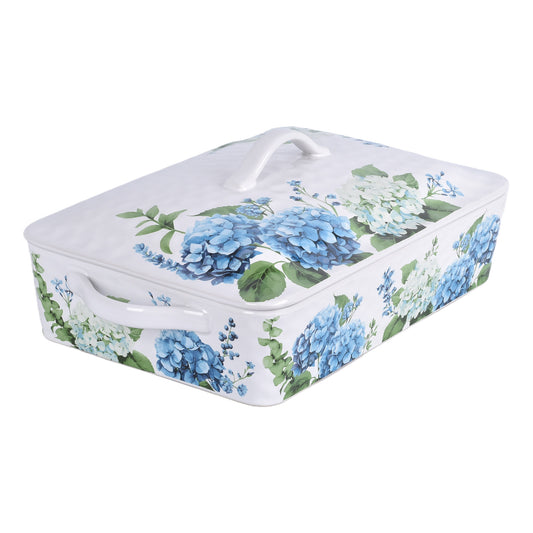 Hydrangea 13 x 9 Inch Covered Baker Temp-tations