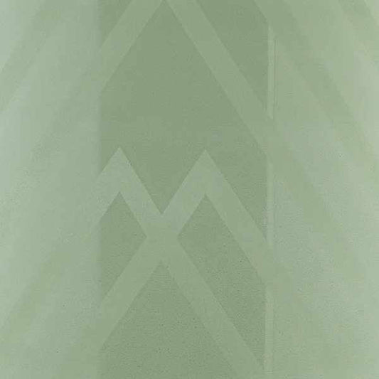 Flynn Green Chevron Glass Decorative Accent - Clearance