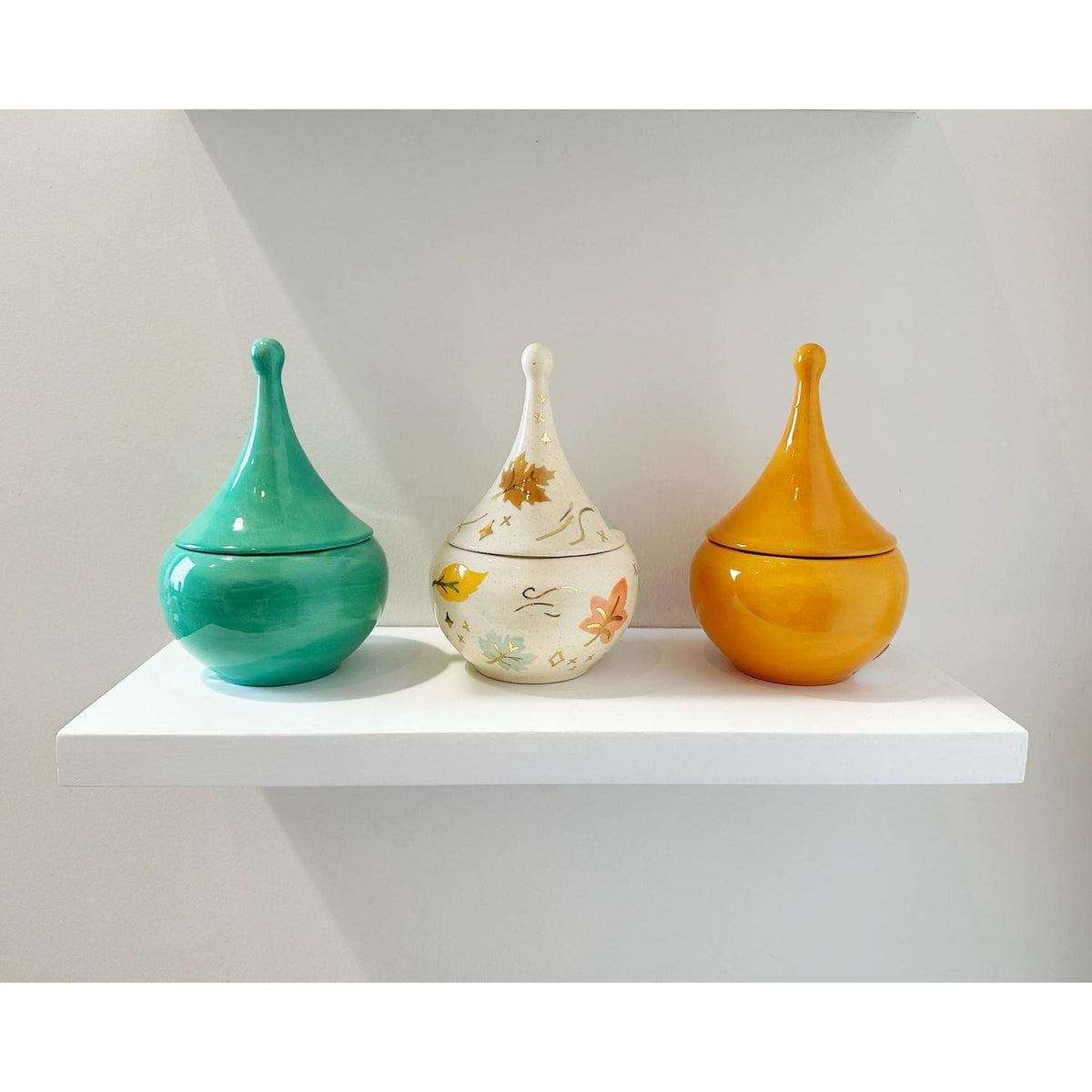 Teardrop Jars in Kitchen Jade