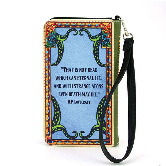 a book with a strap