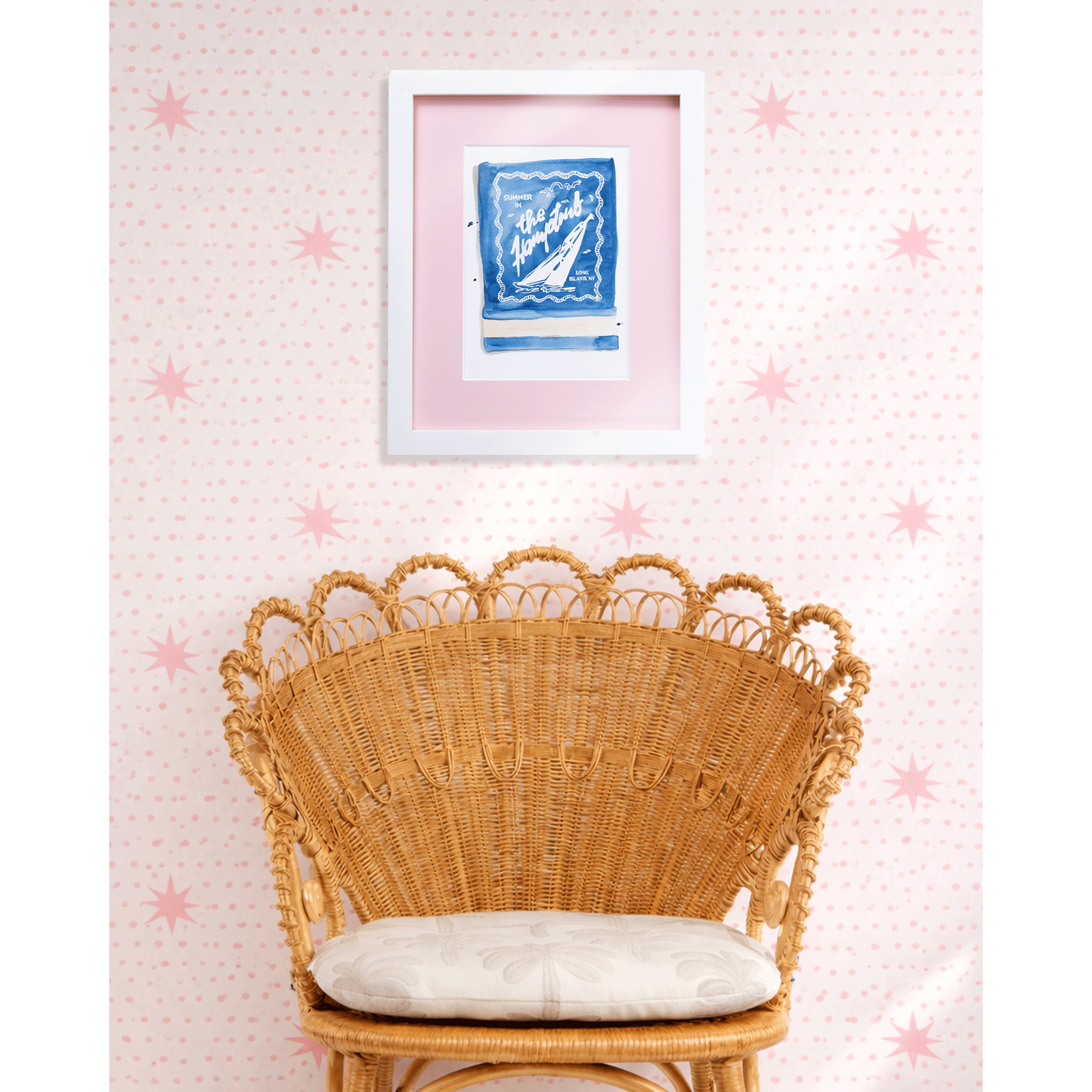 The Hamptons Matchbook Art Print