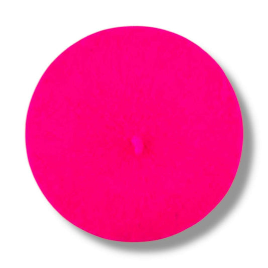 a pink hat with a single beret