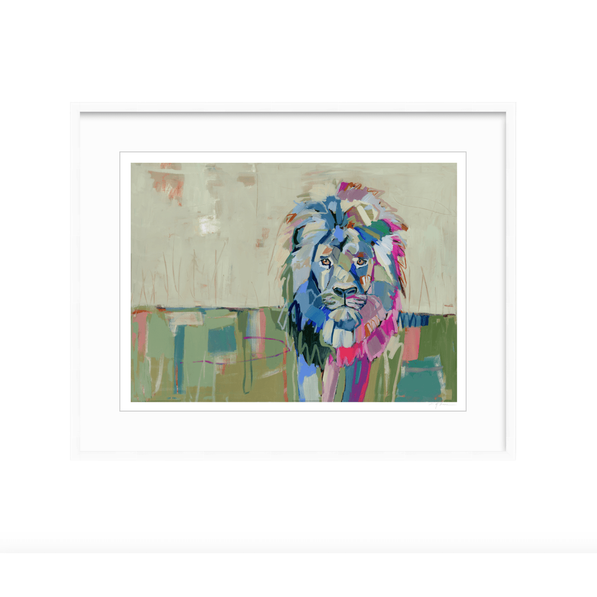 The Noble Lion Fine Art Print
