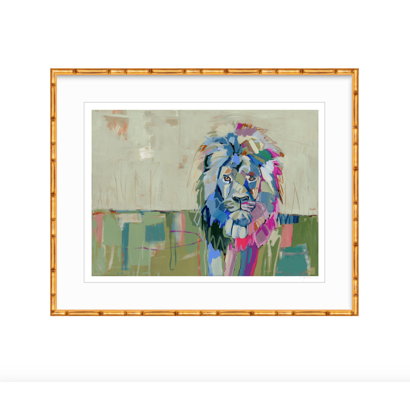 The Noble Lion Fine Art Print