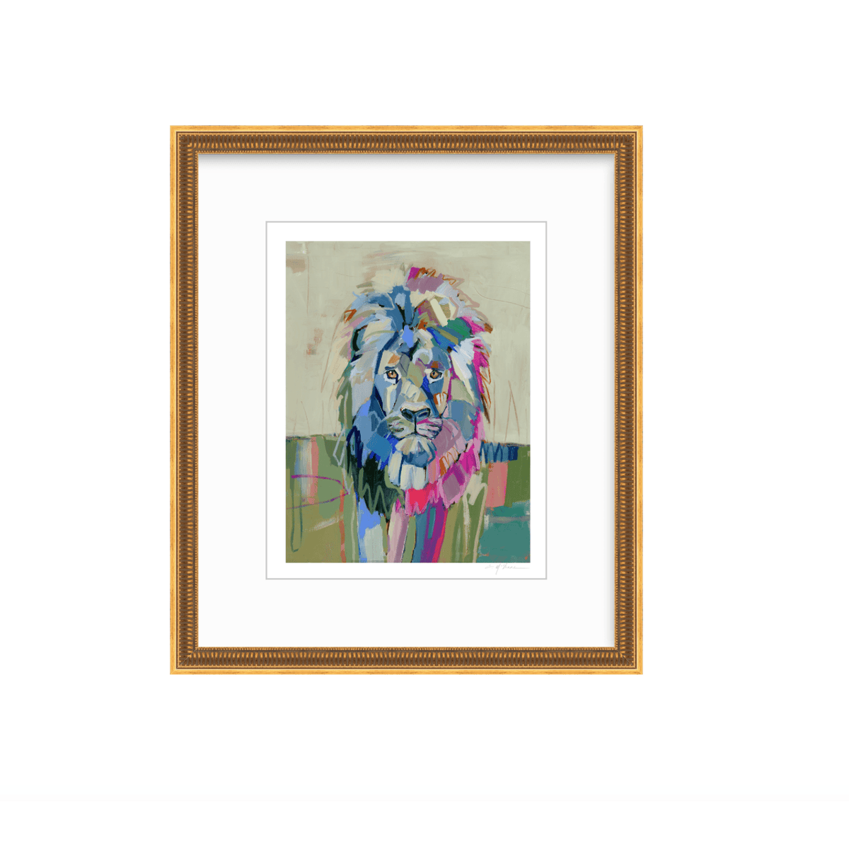The Noble Lion Fine Art Print
