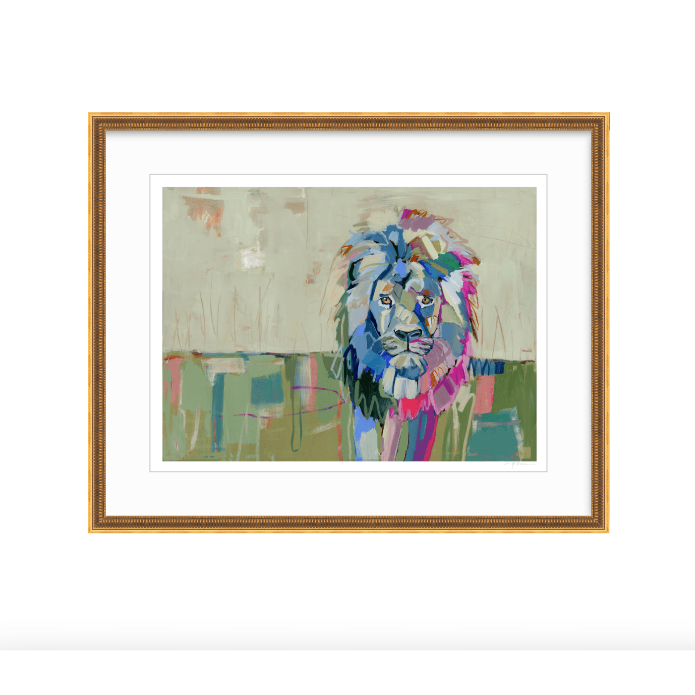 The Noble Lion Fine Art Print