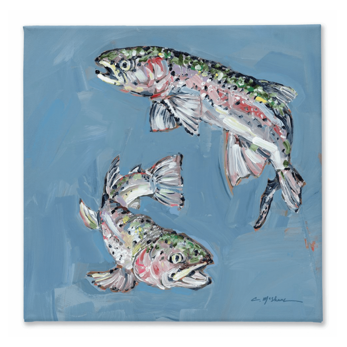 "The Rod Fathers" on canvas