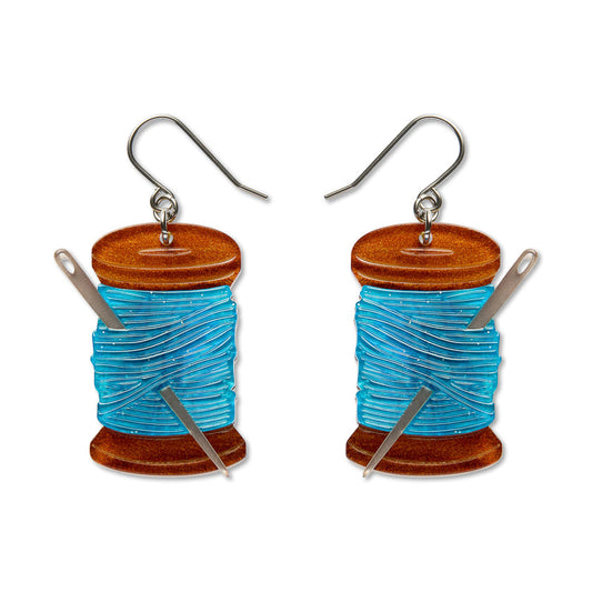 Thread the Needle Drop Earrings by Erstwilder
