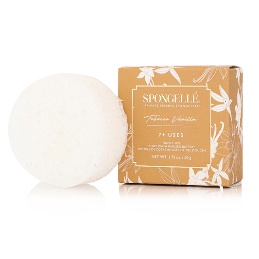 a white round object next to a box