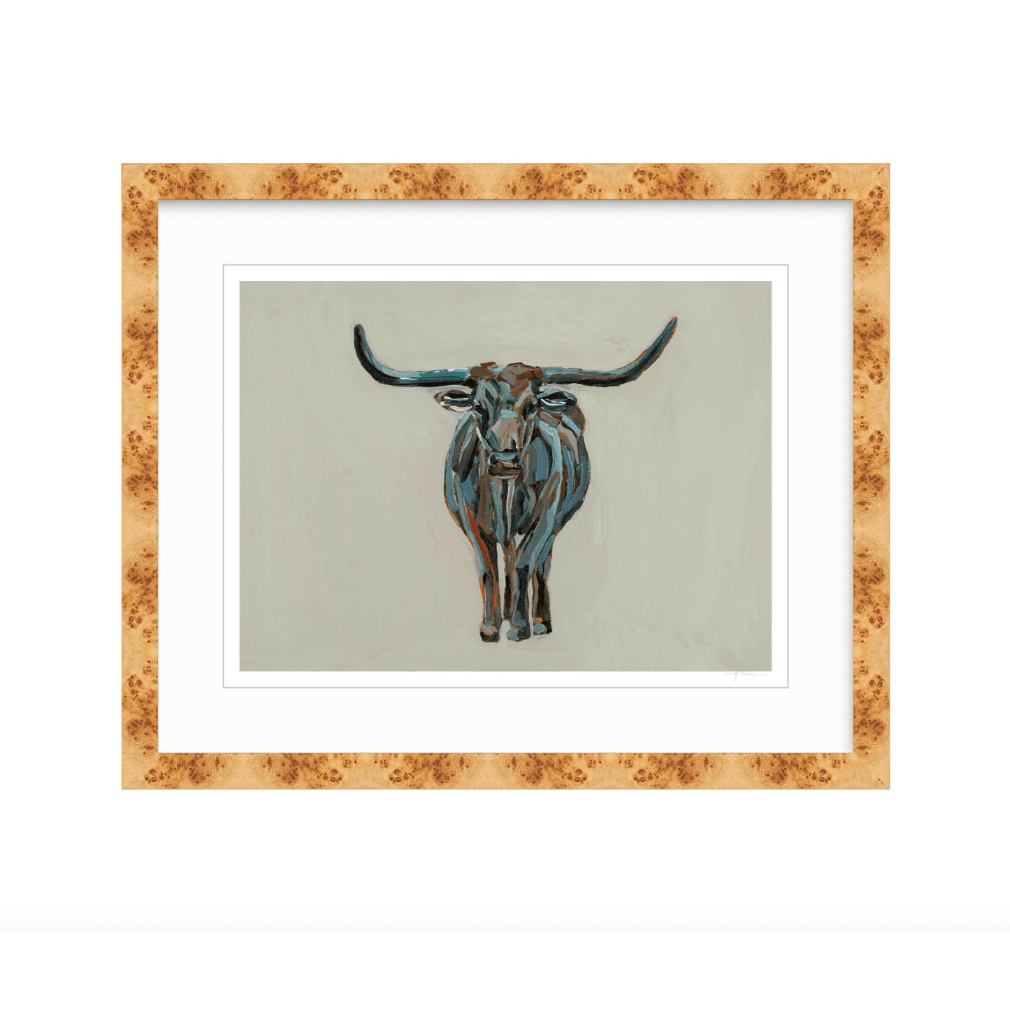 True Grit Longhorn Fine Art Print