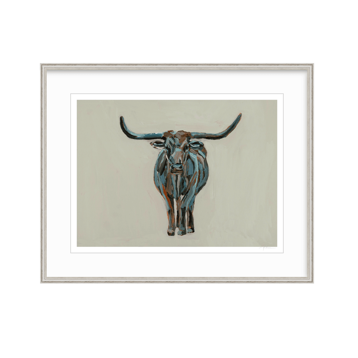 True Grit Longhorn Fine Art Print