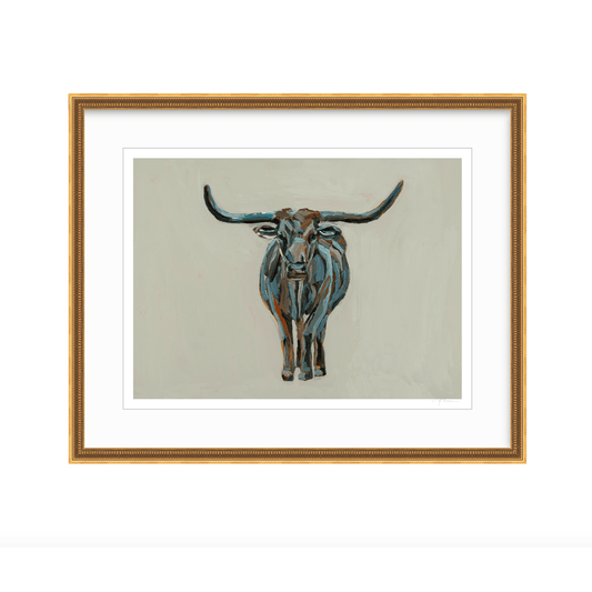 True Grit Longhorn Fine Art Print
