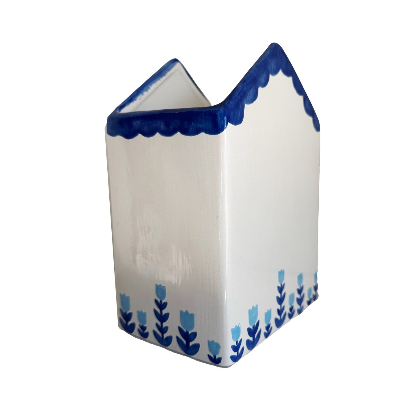 Tulip Fever Scalloped House Vase/Container