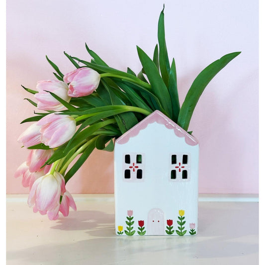 Tulip Fever Scalloped House Vase/Container