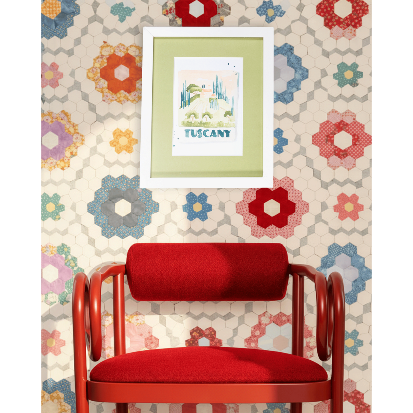 Tuscany Matchbook Art Print