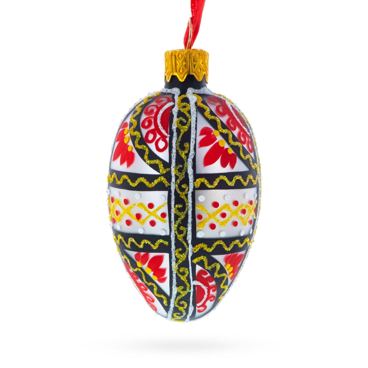 a colorful ornament from a string
