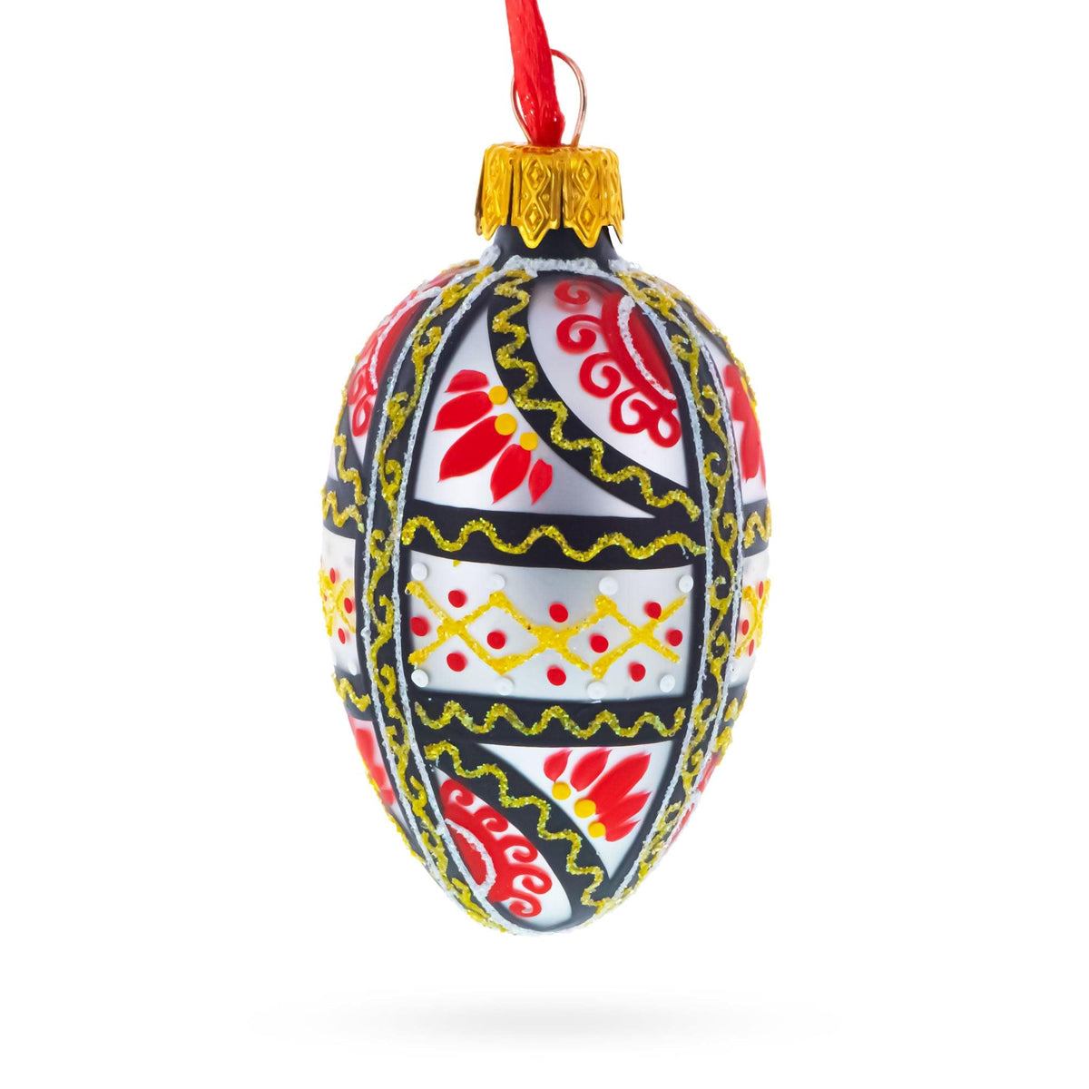 a colorful ornament from a string