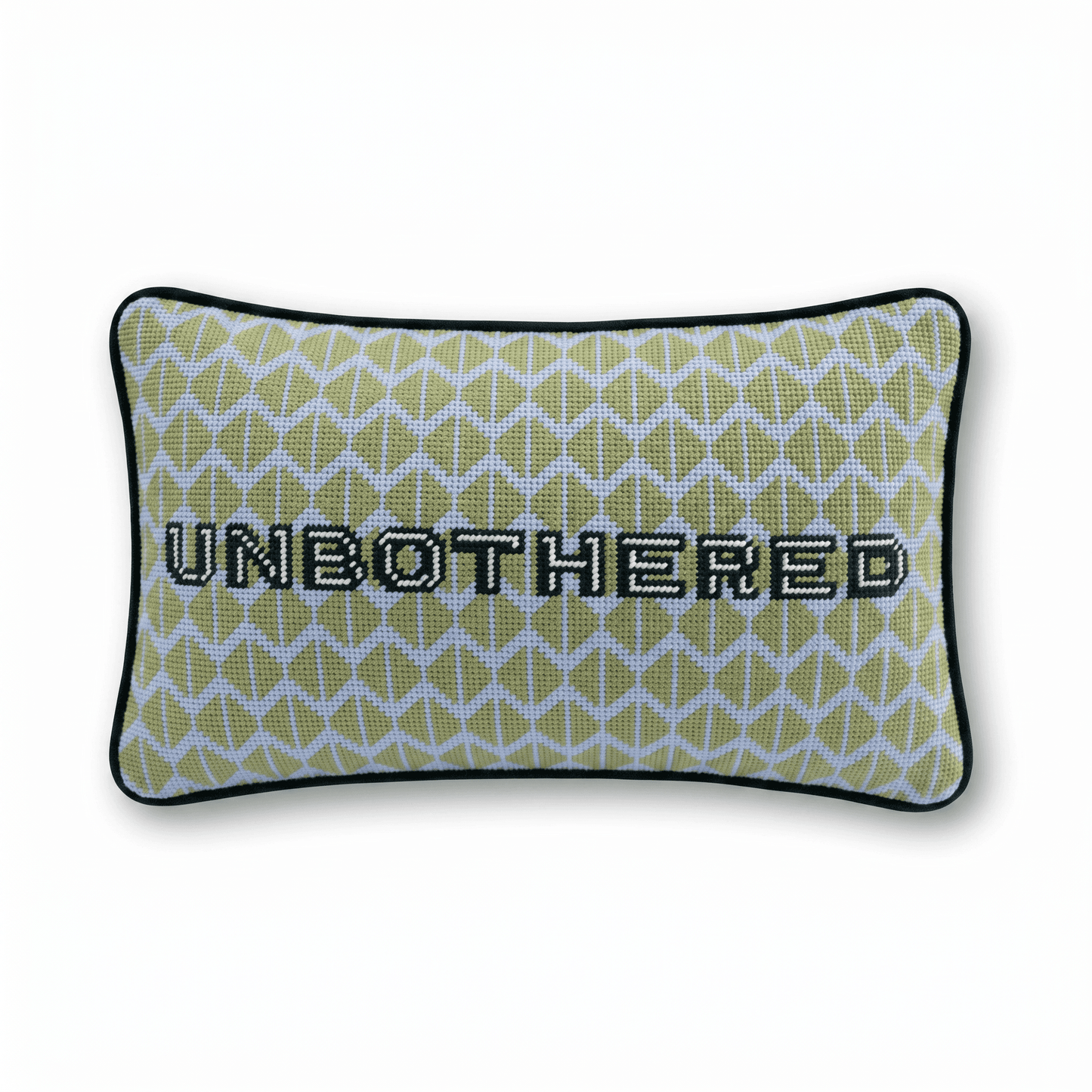 Unbothered Needlepoint Pillow