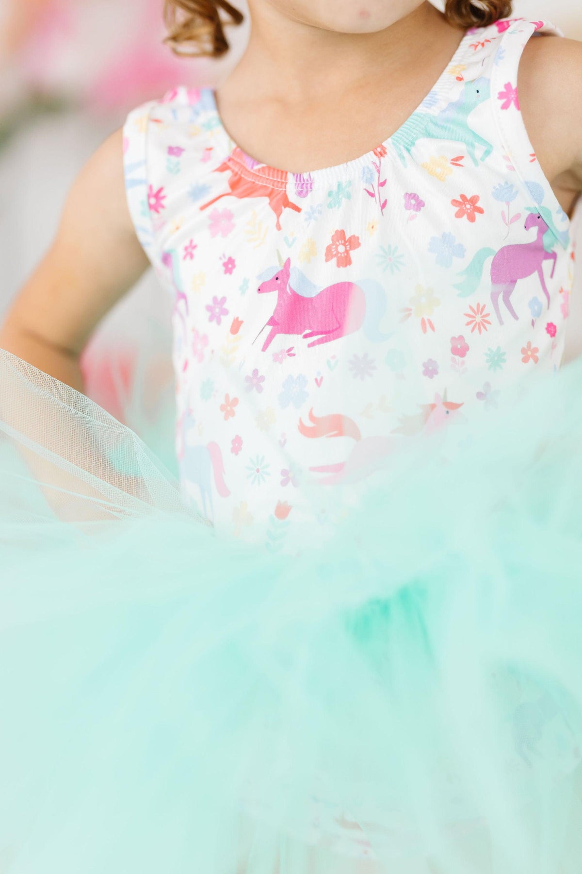 a close up of a girl's dress