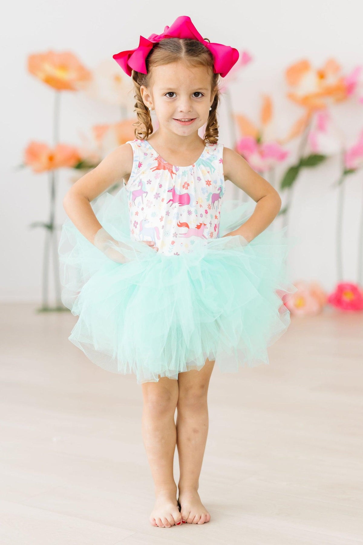 a girl in a tutu