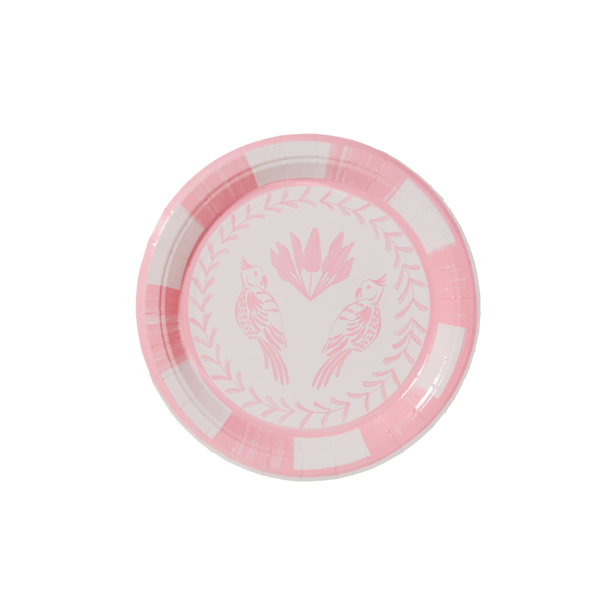 Petal Pink & Pale Pink Josephine Lovebirds Salad & Dessert Plates - 8 pack