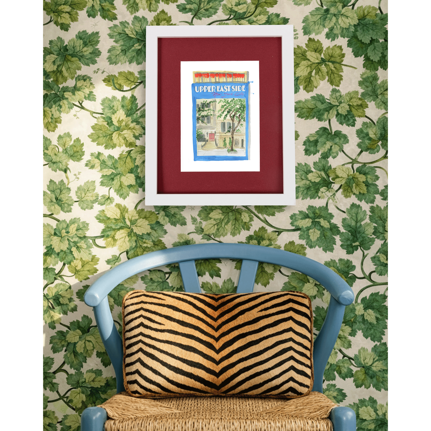 Upper East Side NYC Matchbook Art Print